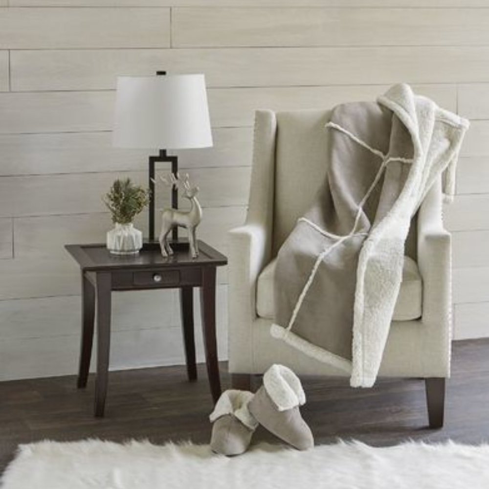 Alcove Throw with Matching booties super cute